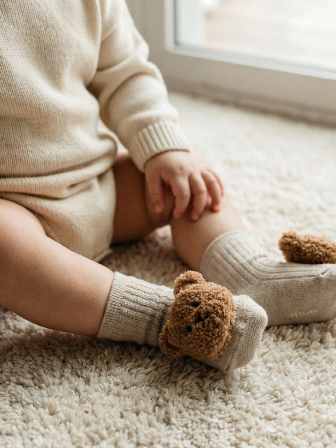 Absolute Softness & Adorable Details | The Softest Cotton Bear Slippers