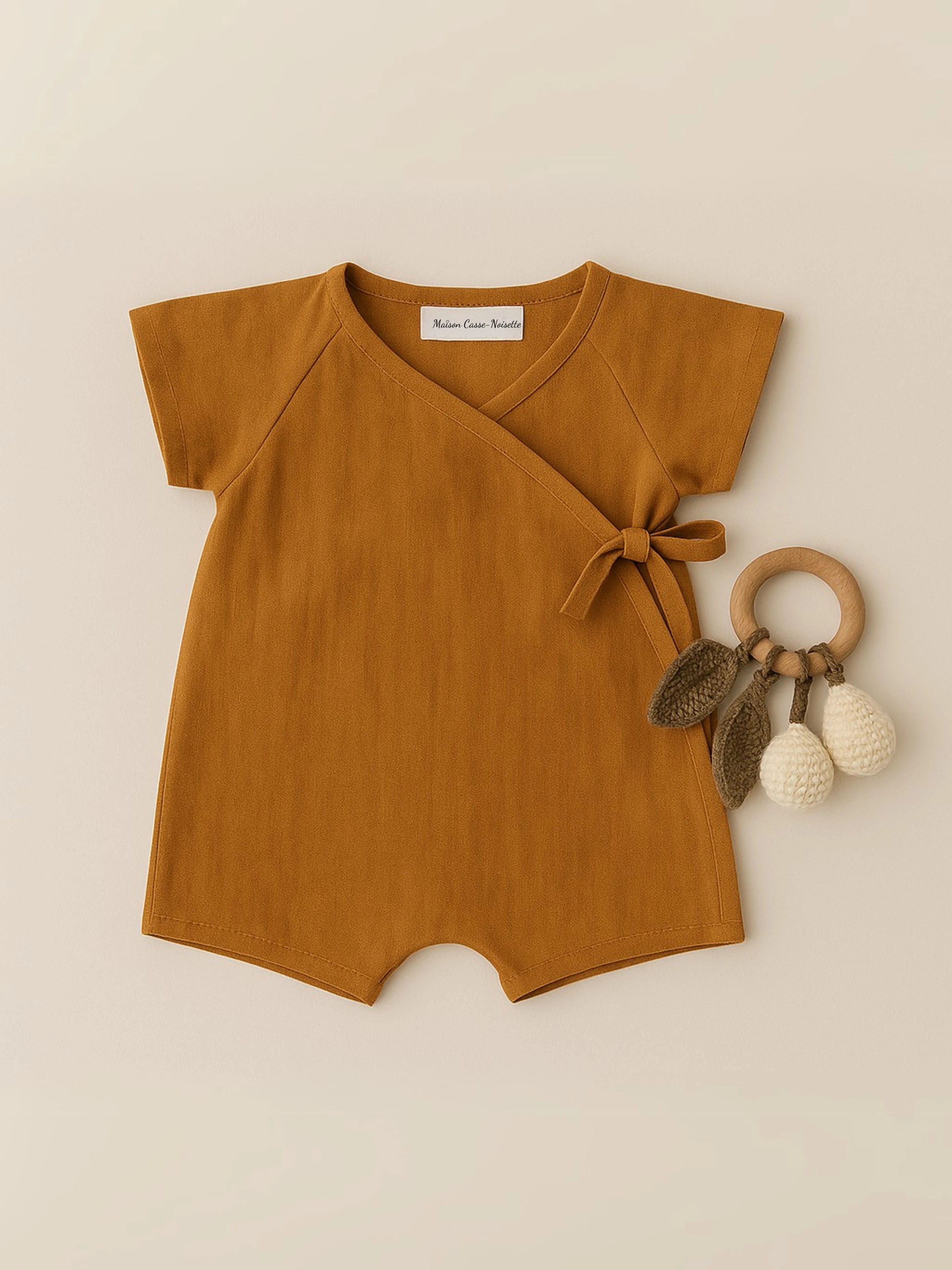 La Barboteuse d’Été Idéale en Lin & Coton Naturels