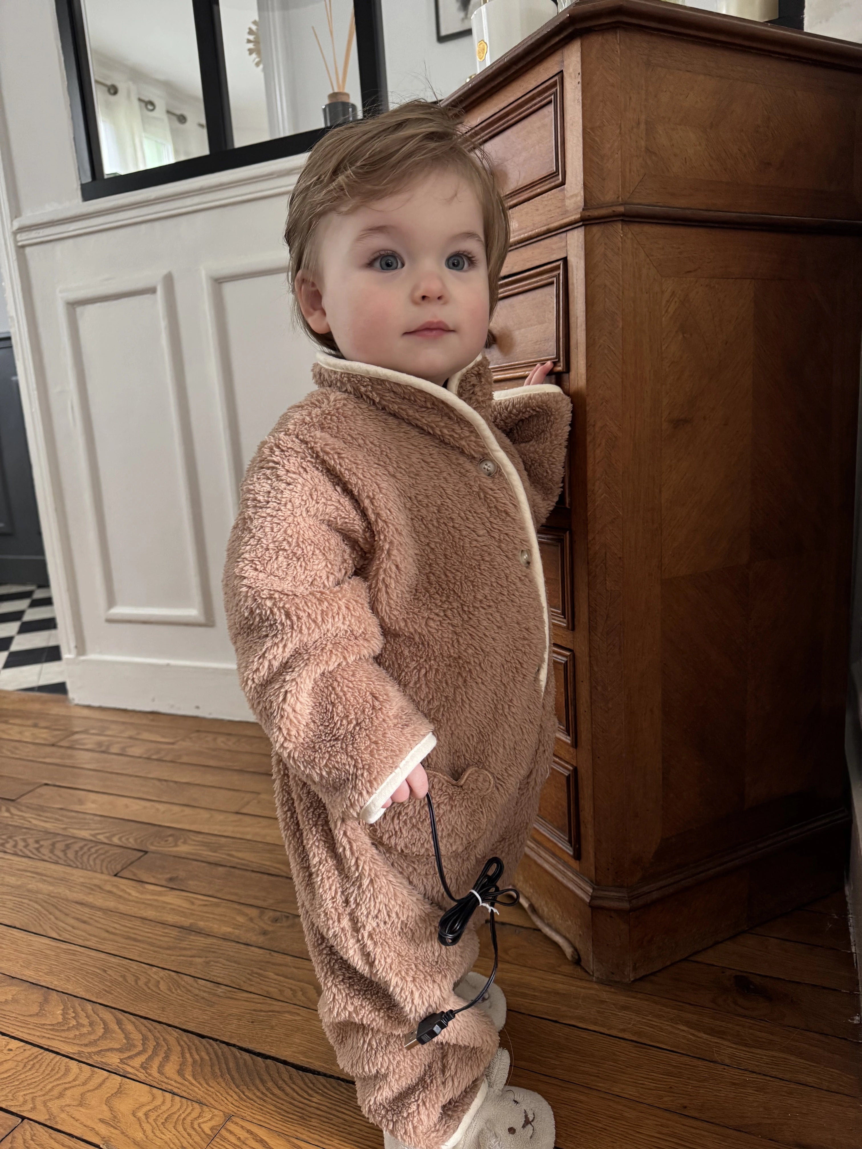 Confort Douillet & Look Trop Chou - La Barboteuse Douillette Ourson