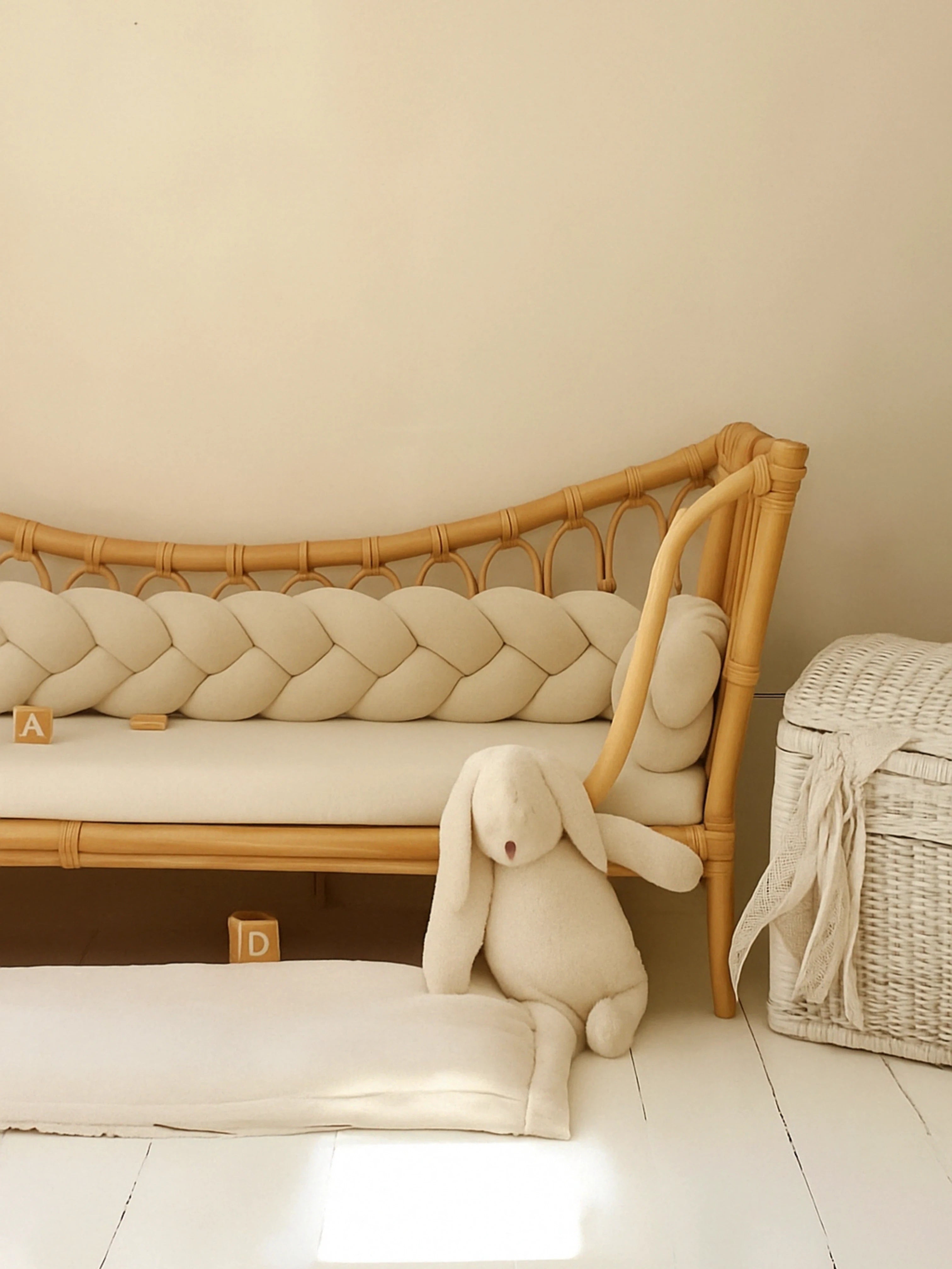 Tresse de Lit Bébé 3 Brins Oeko-Tex® (Choisissez vos couleurs !)