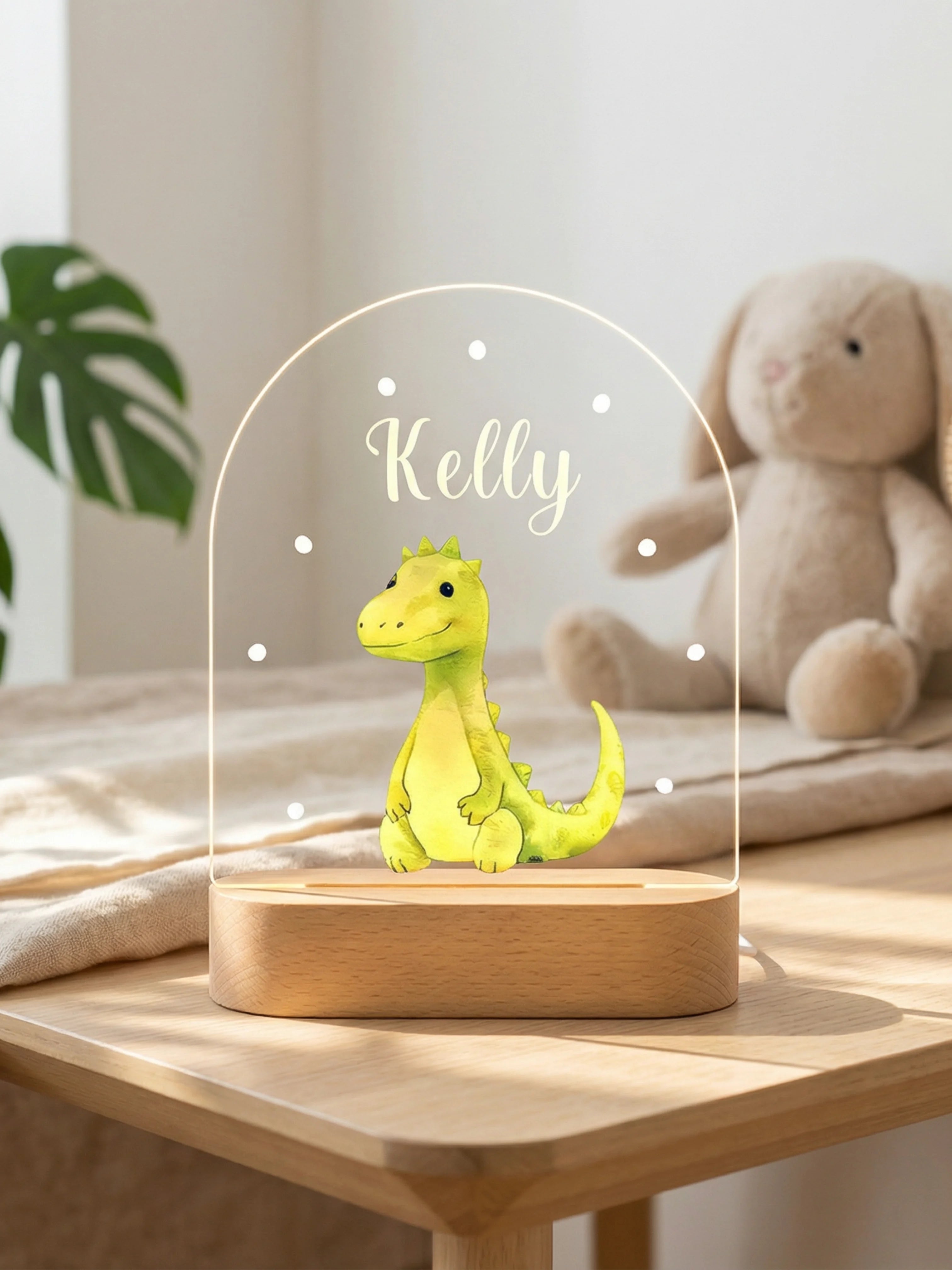 Veilleuse Prénom Lumineux | Designs Exclusifs Dessinés Main