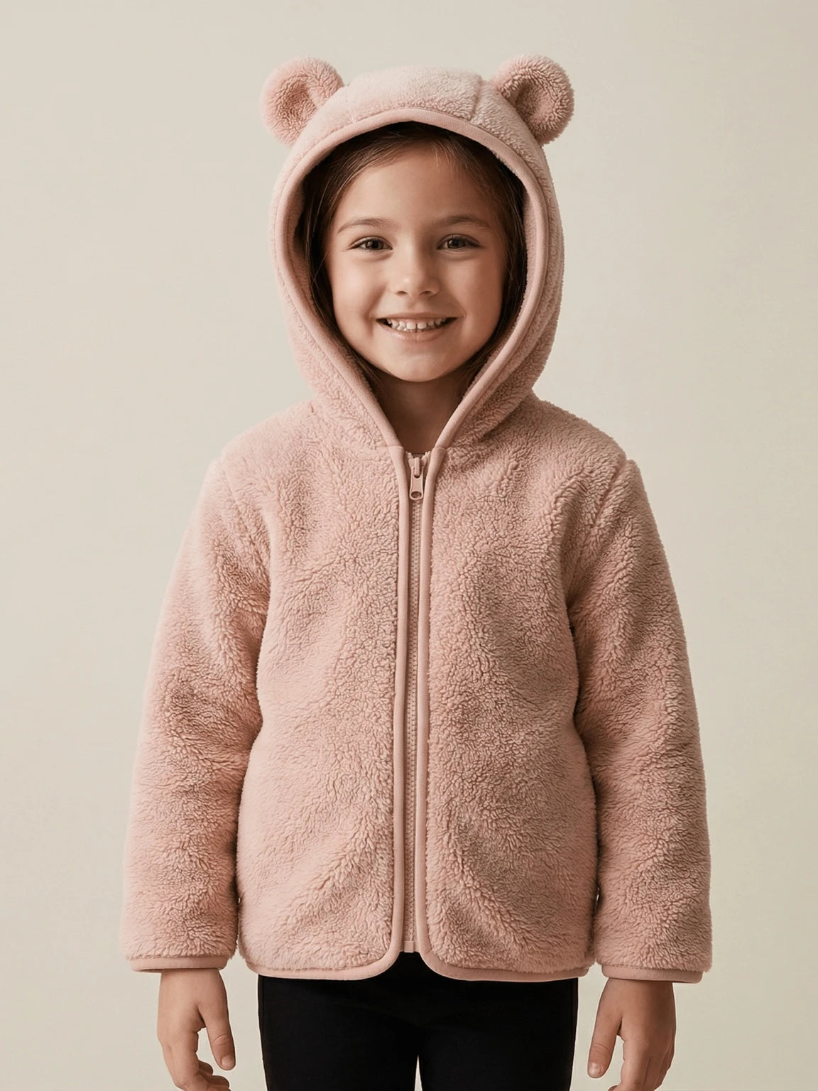 Veste ourson en sherpa douillet