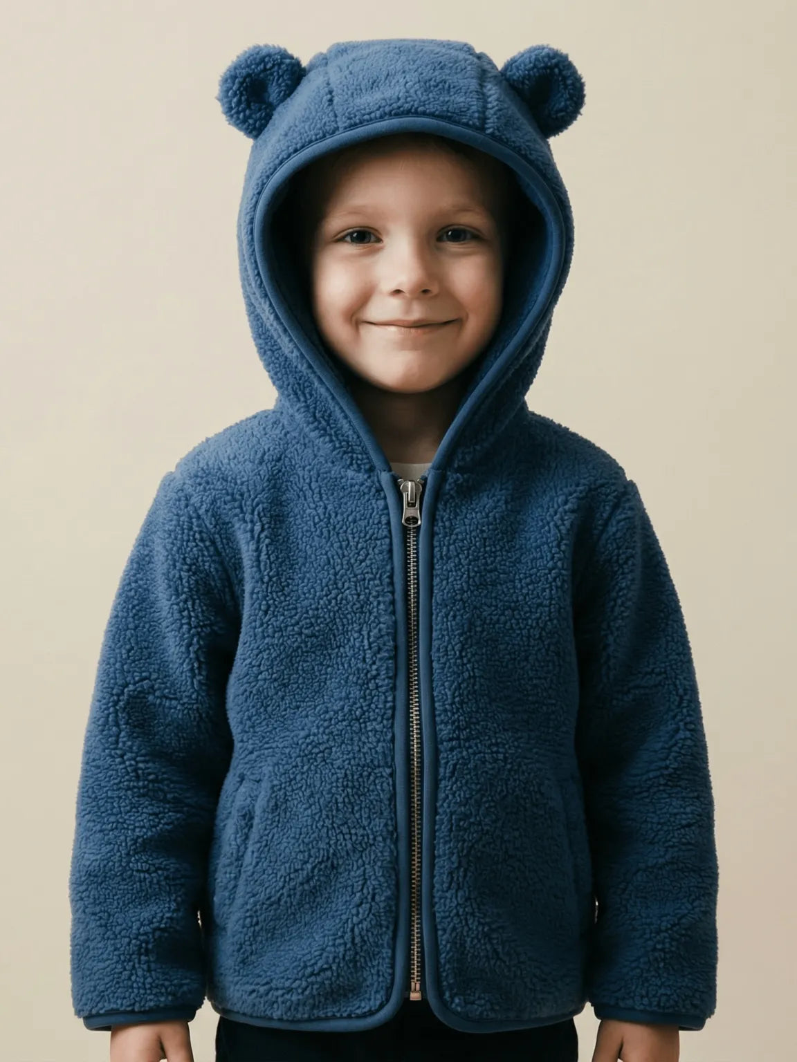 Veste ourson en sherpa douillet