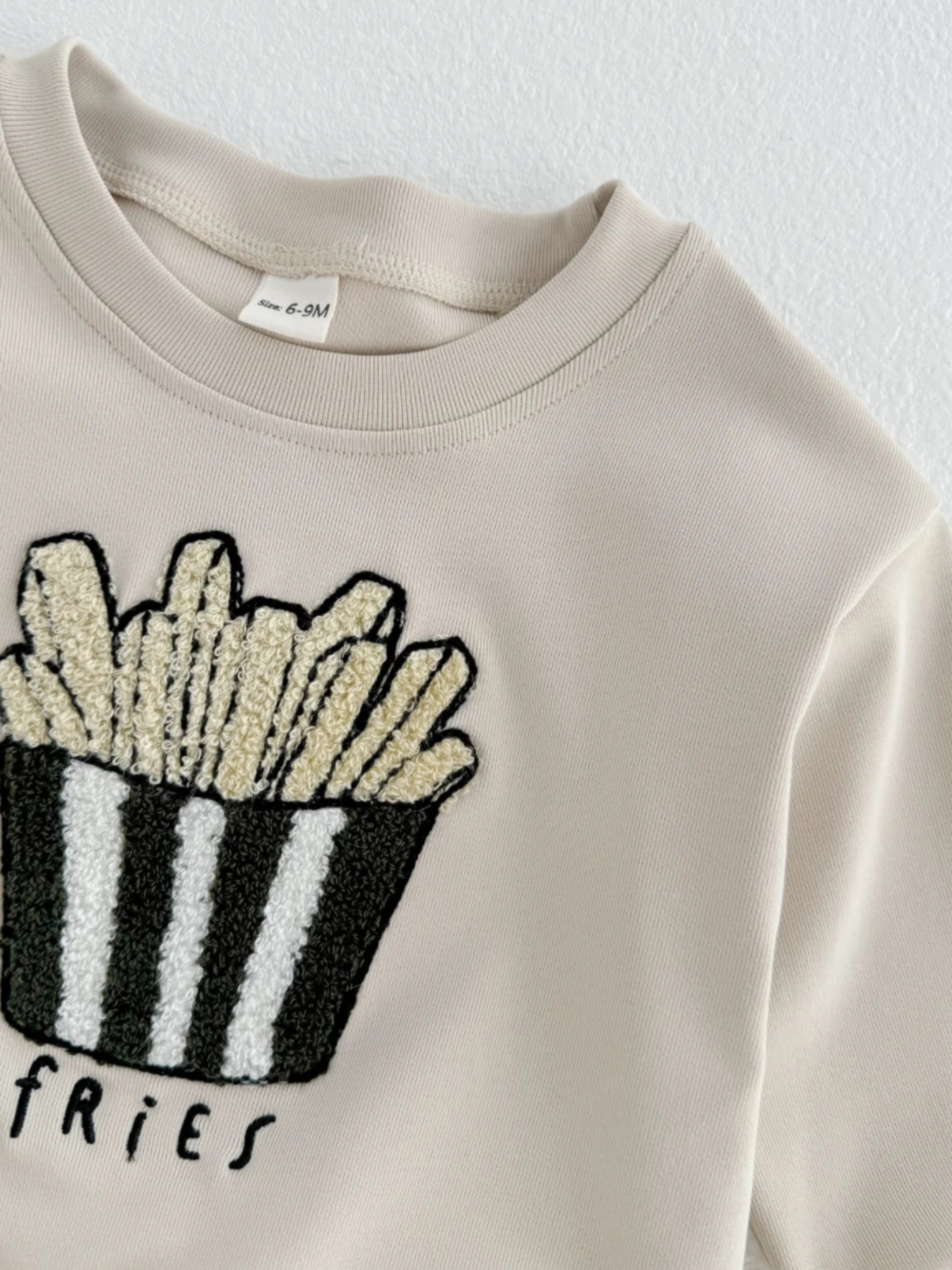 Touche Décalée & Confort Assuré | L'Ensemble Sweat Et Pantalon Motif Frites