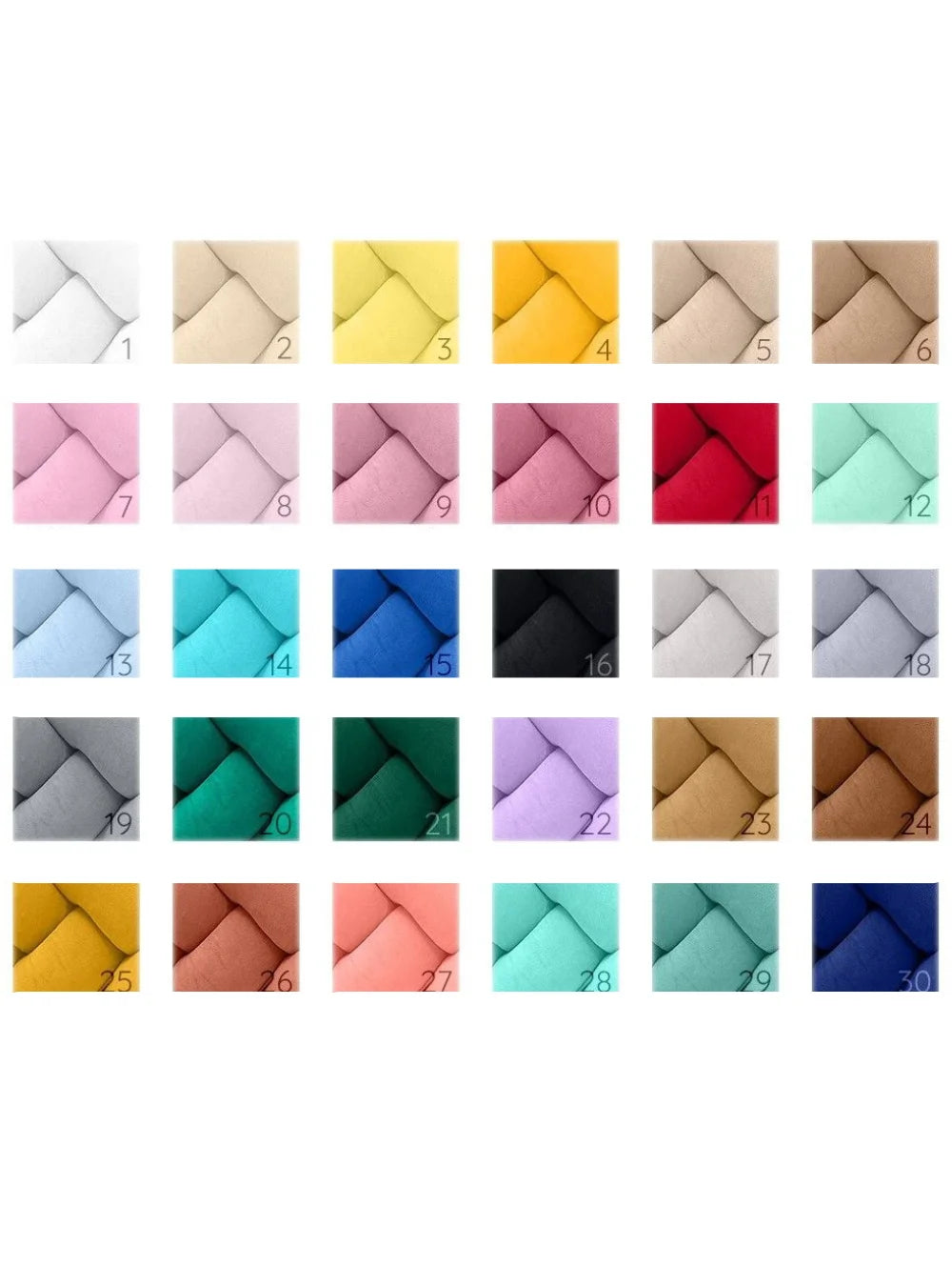 Tresse de Lit Bébé 3 Brins Oeko-Tex® (Choisissez vos couleurs !)