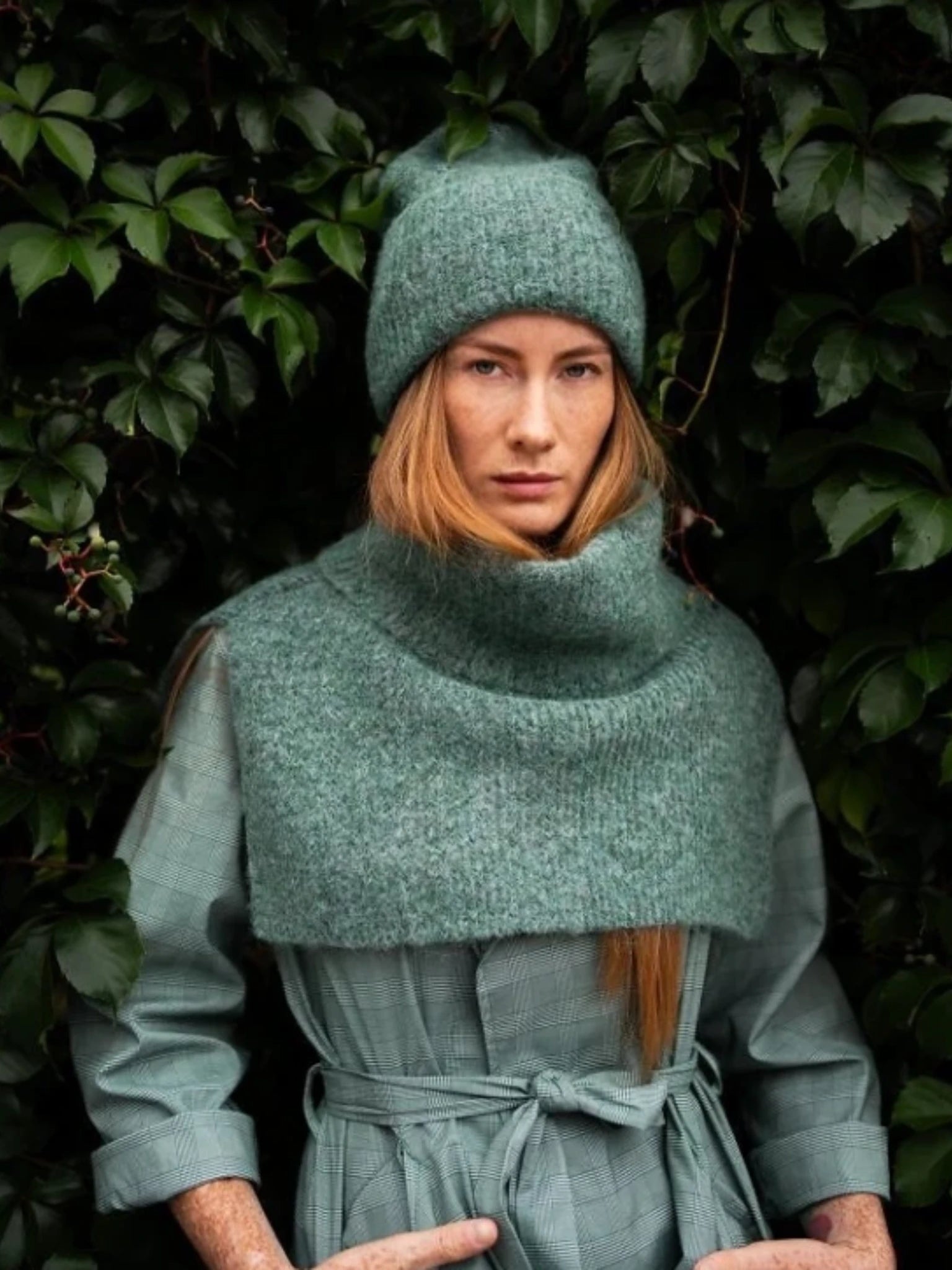 Bonnet chaud femme en maille douce pour l’hiver