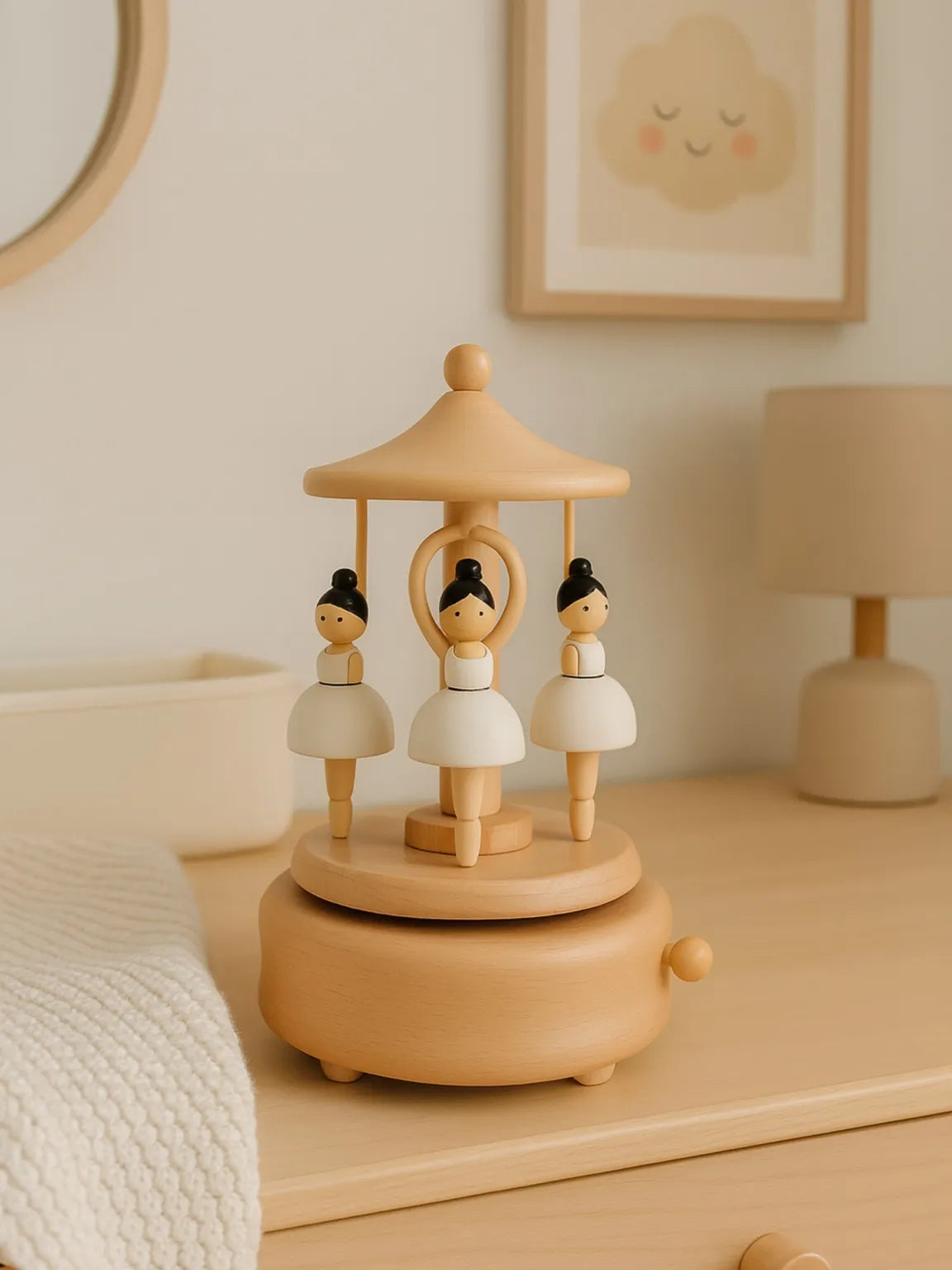 Apaise Votre Bébé Et Crée Des Souvenirs Précieux | Le Carrousel Magique en Bois