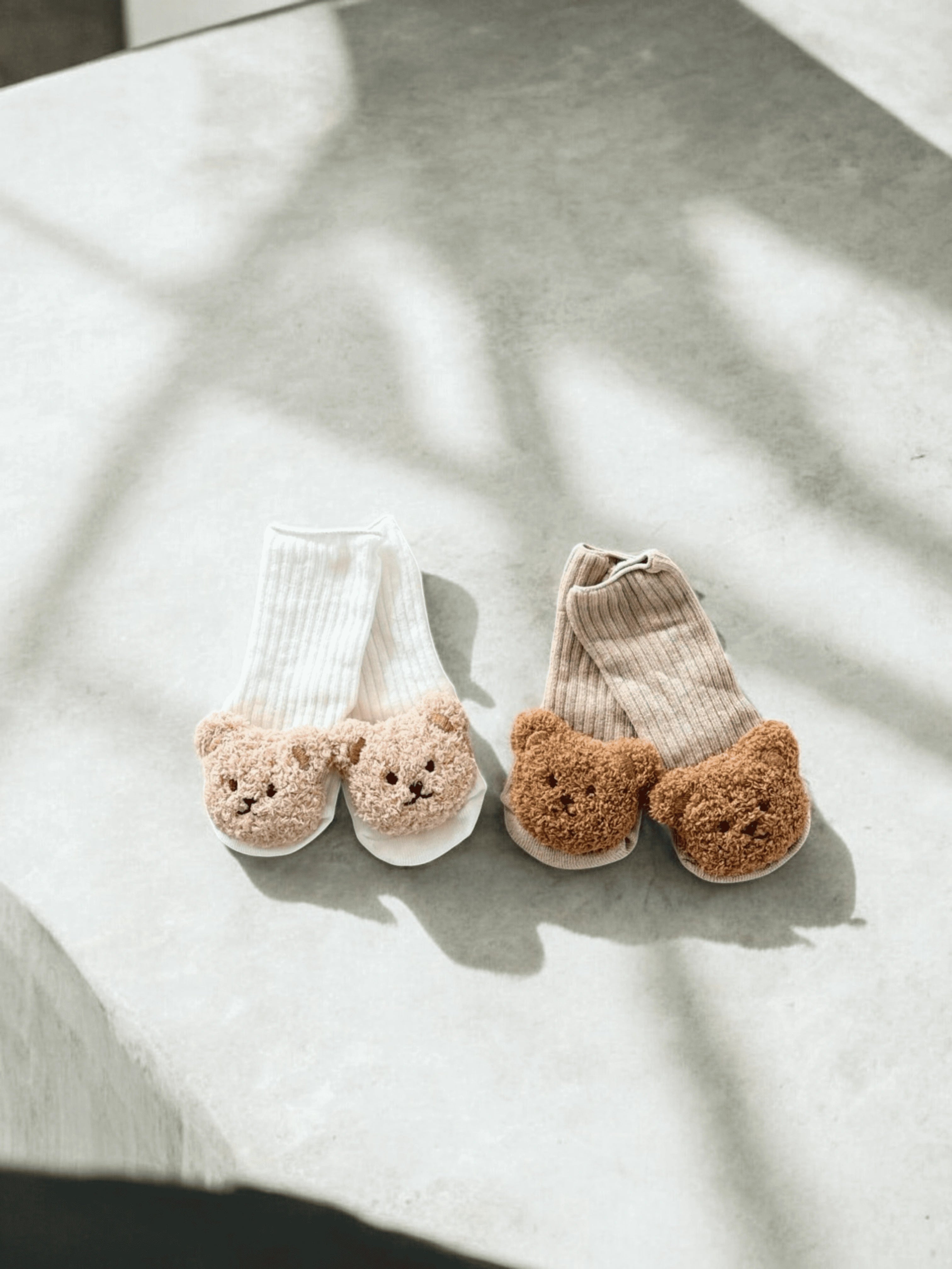Douceur Absolue & Détails Trop Choux | Les Chaussons Oursons en Coton Tout Doux