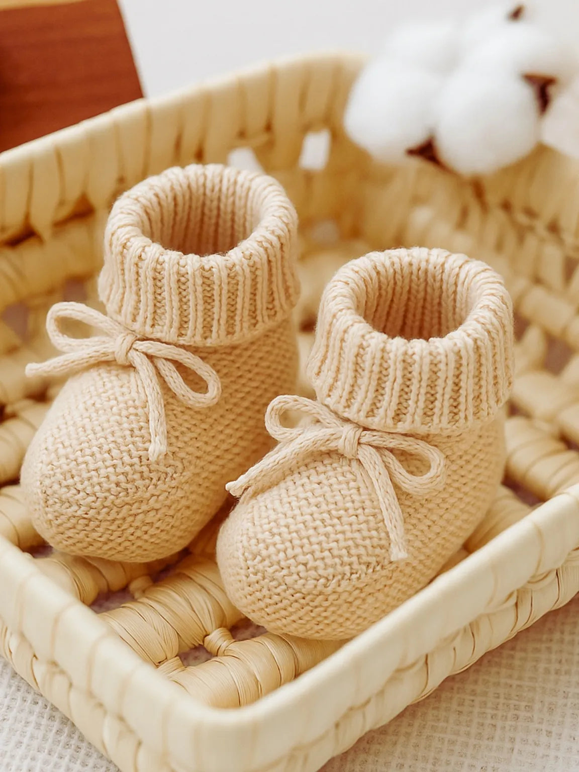 Chaussons bébé en maille – Ultra doux