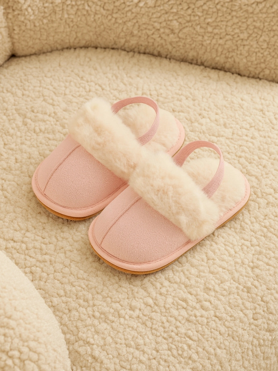 Chaussons bébé fourrés – Chauds & doux