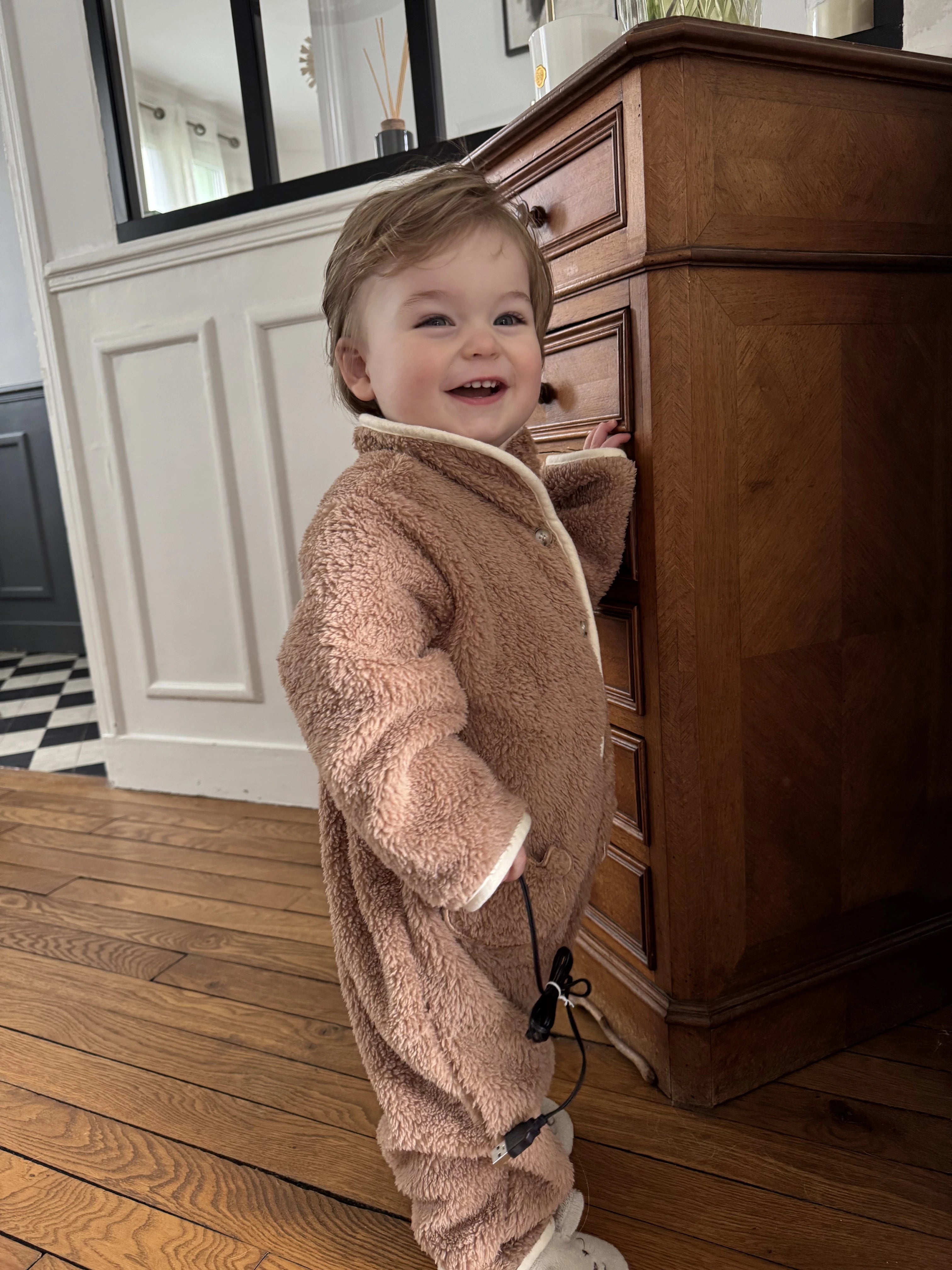 Confort Douillet & Look Trop Chou - La Barboteuse Douillette Ourson