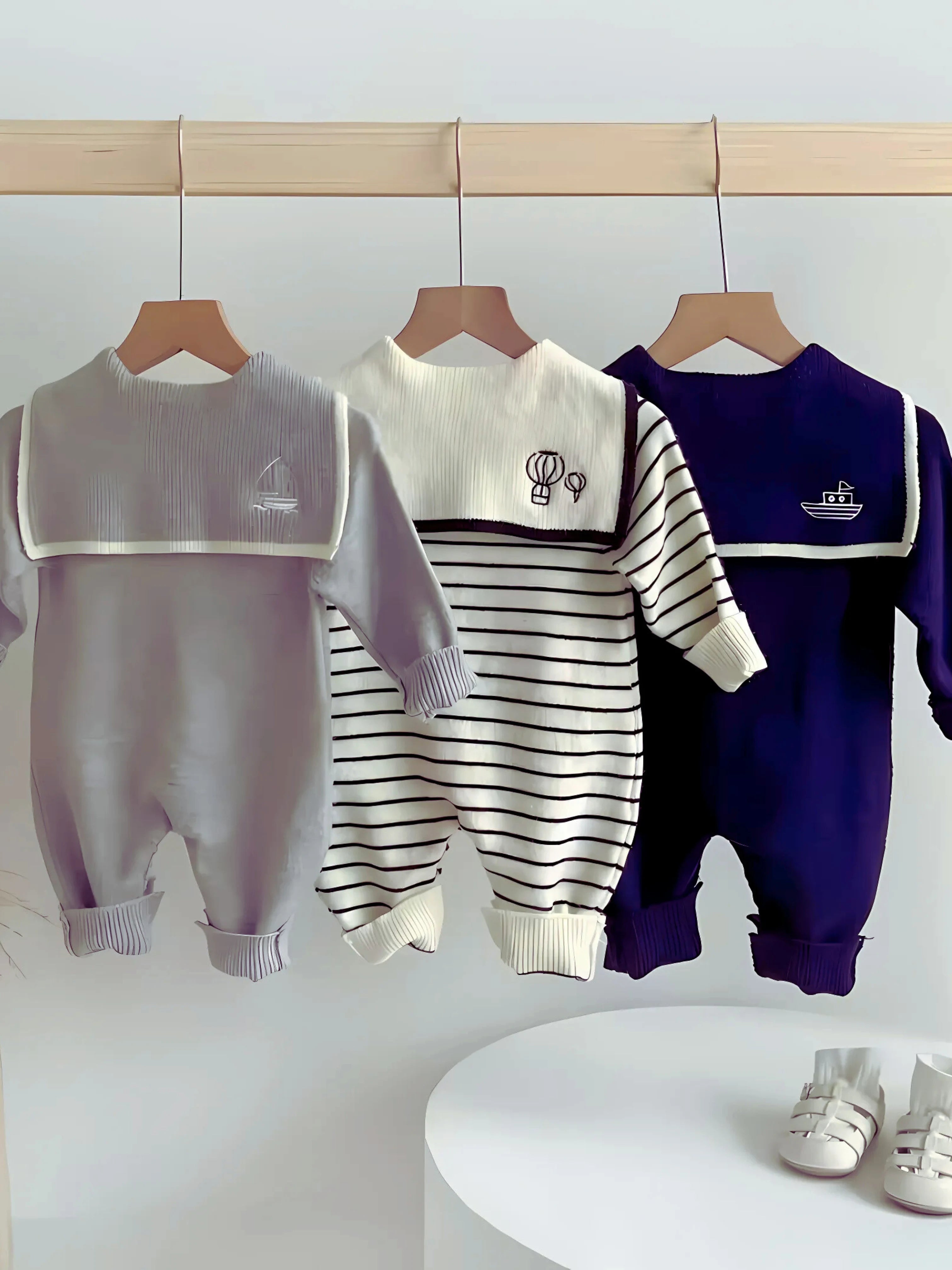 Couleur Intemporelle & Douceur Tout Confort - La Barboteuse Marine