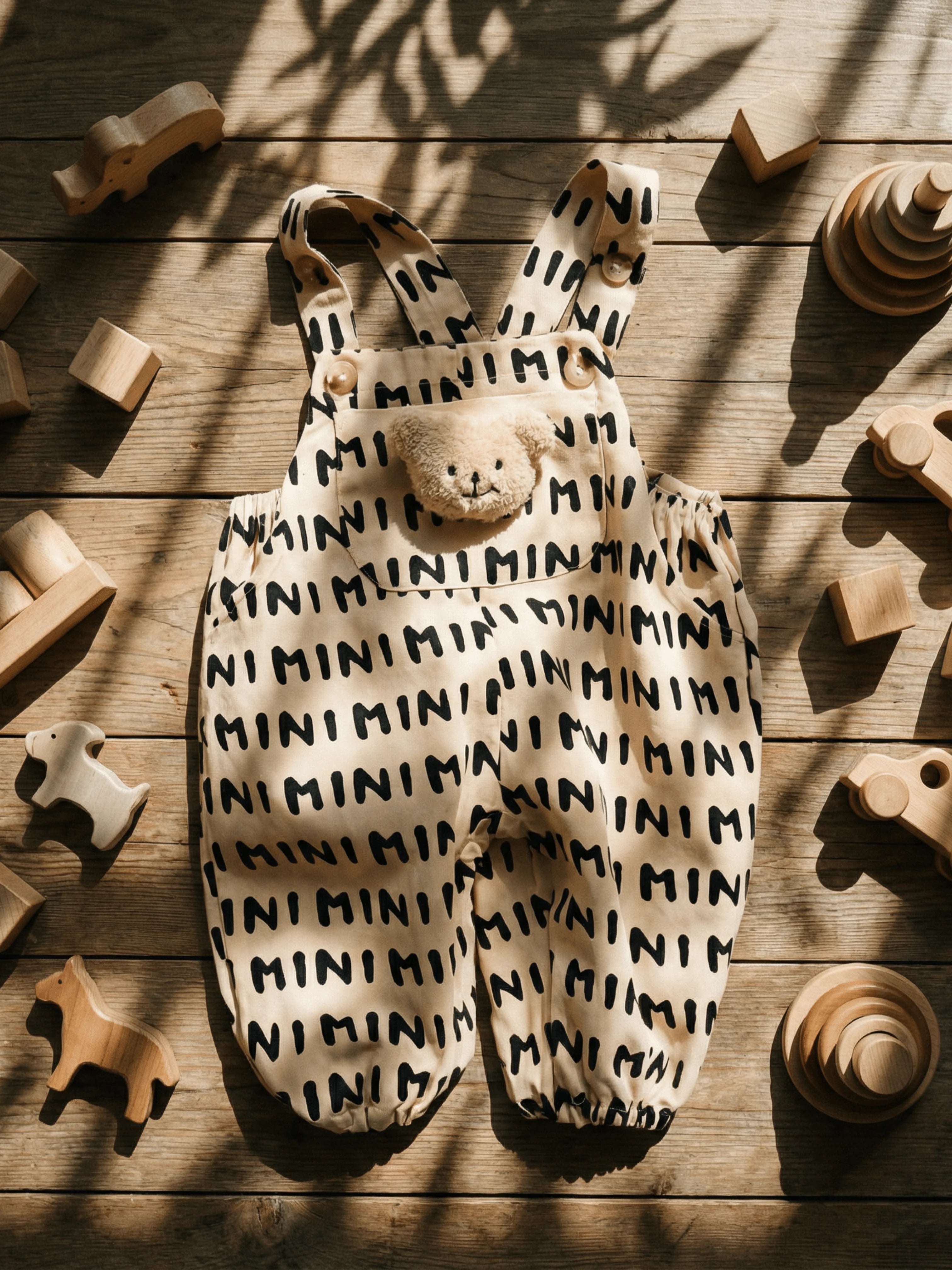 Ourson Brodé & Douceur Absolue - La Salopette Qui Fait Craquer Tout le Monde