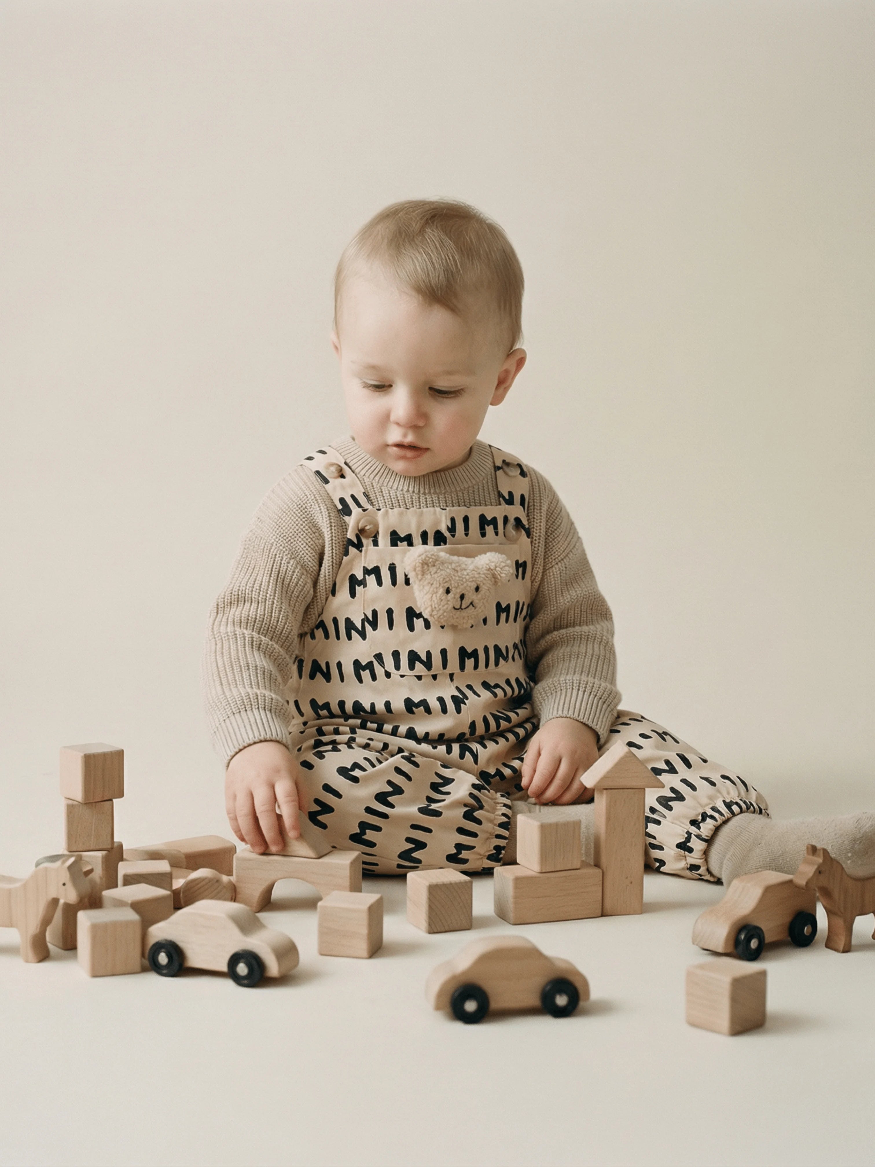 Ourson Brodé & Douceur Absolue - La Salopette Qui Fait Craquer Tout le Monde