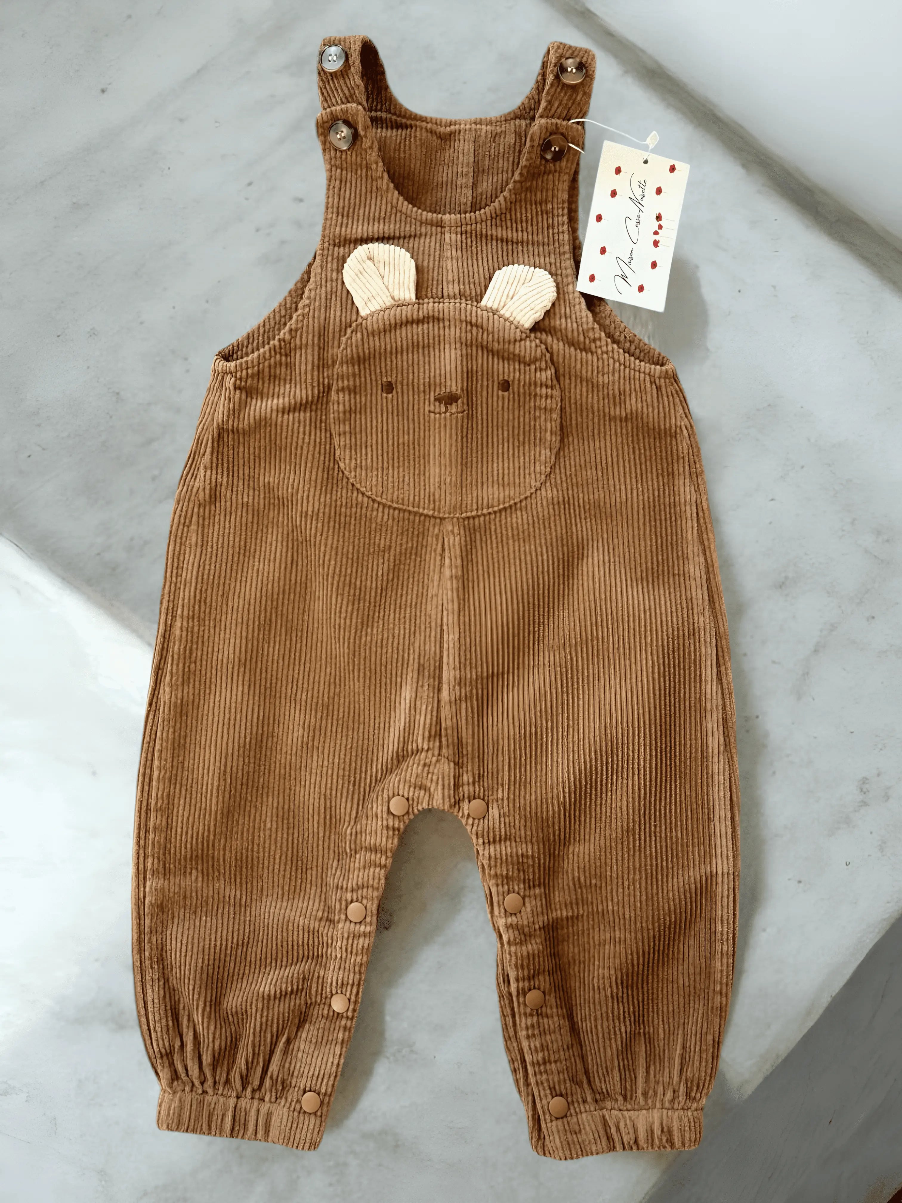 Maxi Confort & Look Trop Chou - La Douillette Salopette Ourson