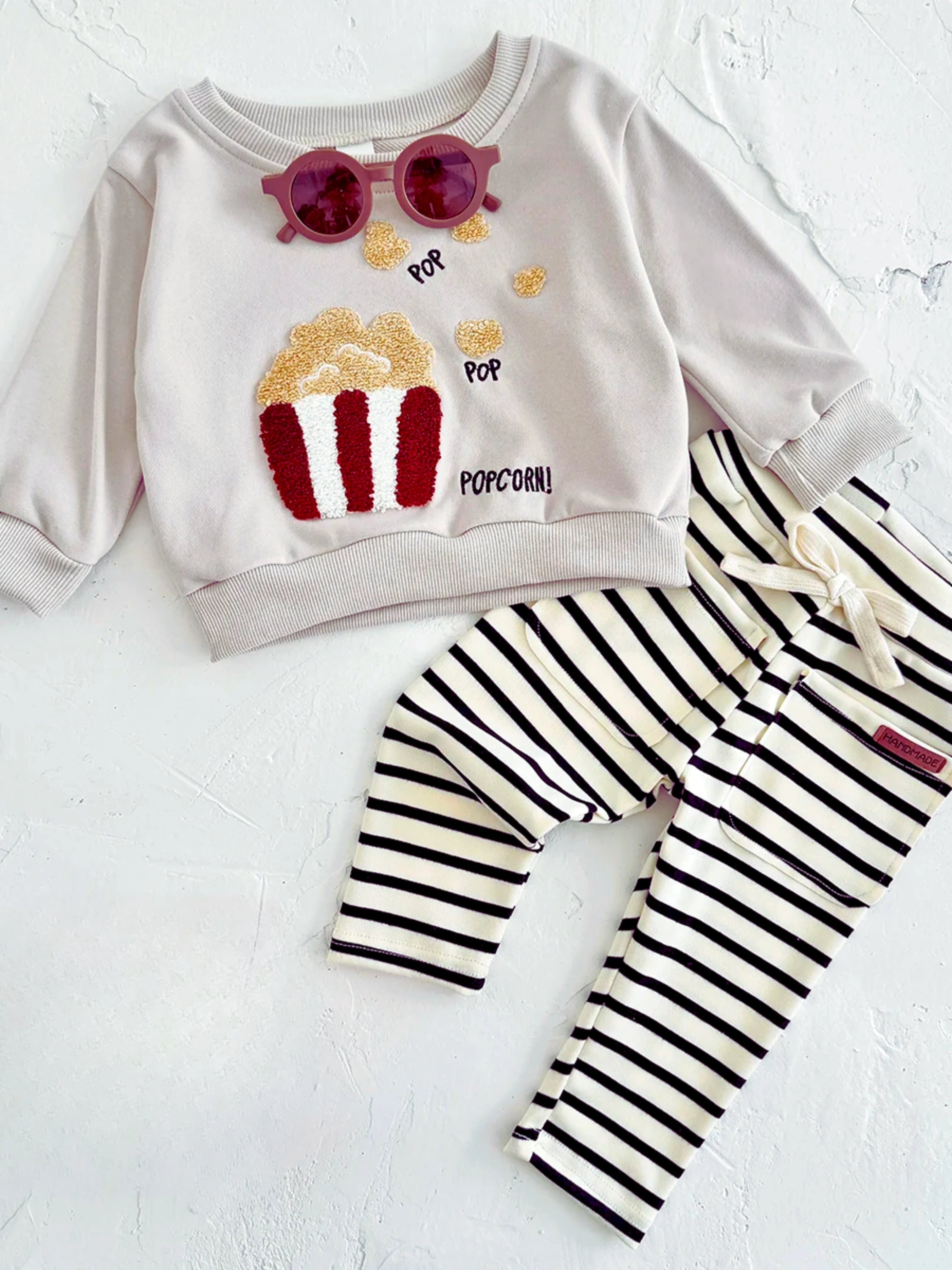 Style Craquant & Matière Douce et Texturée | L'Ensemble Sweat & Pantalon Popcorn