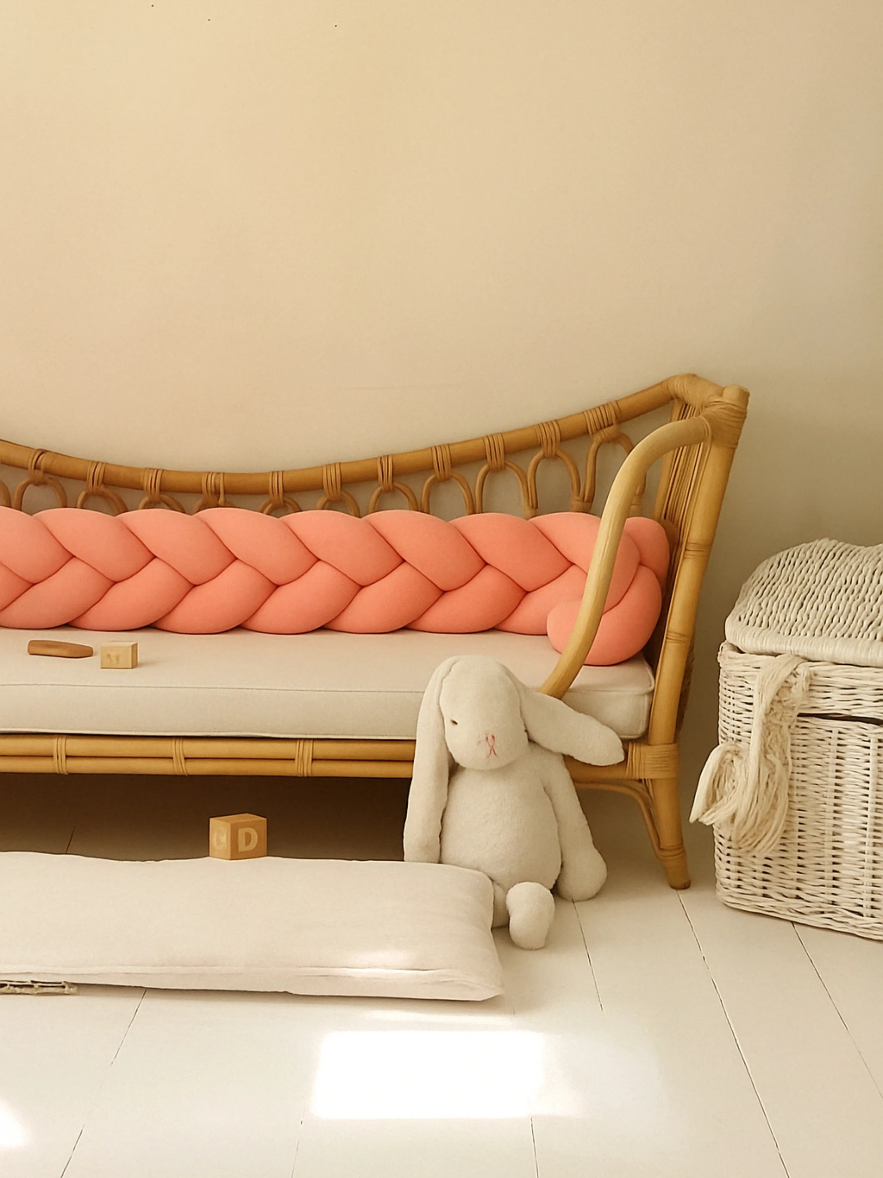 Tresse de Lit Bébé 3 Brins Oeko-Tex® (Choisissez vos couleurs !)