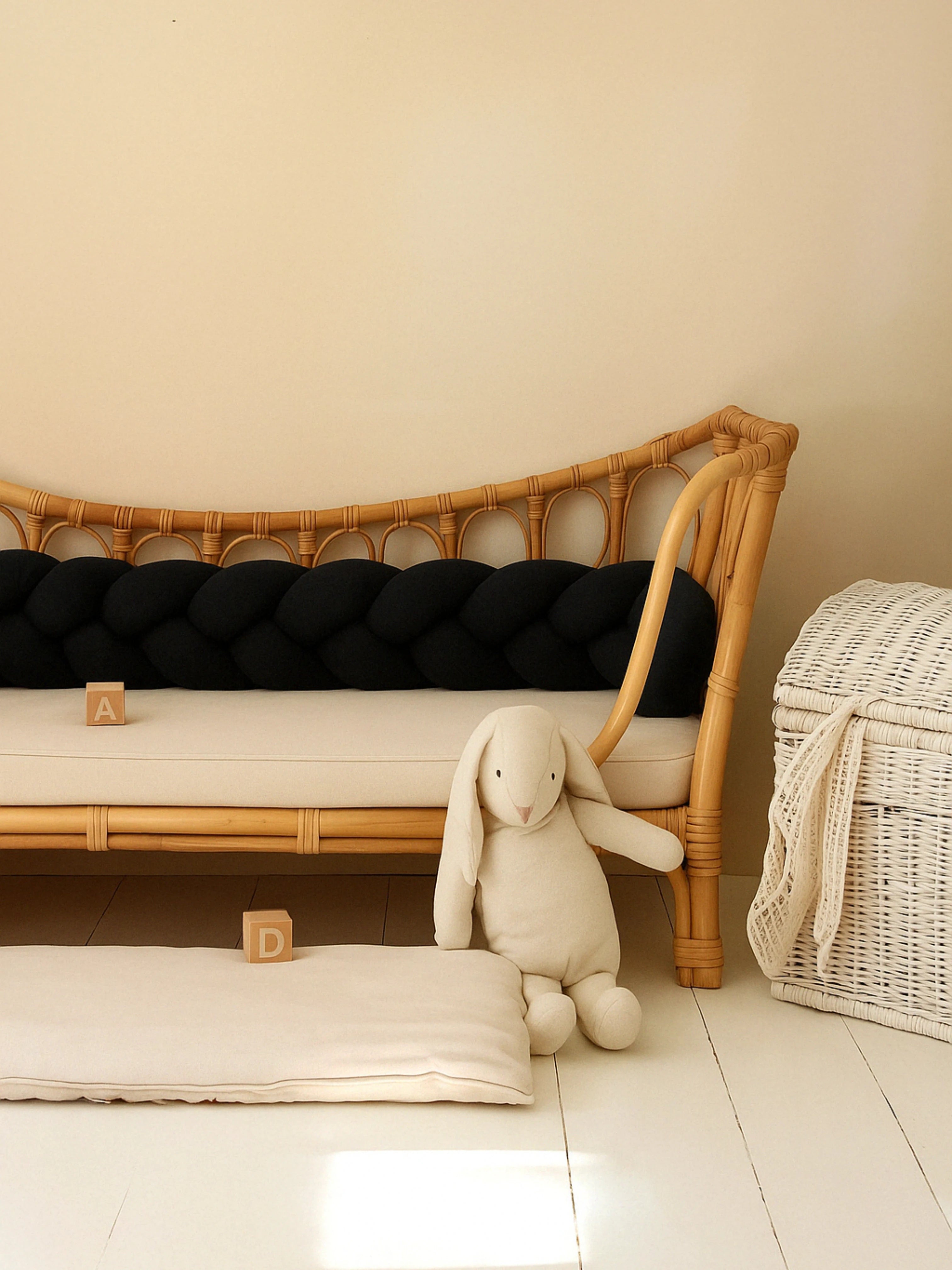 Tresse de Lit Bébé 3 Brins Oeko-Tex® (Choisissez vos couleurs !)