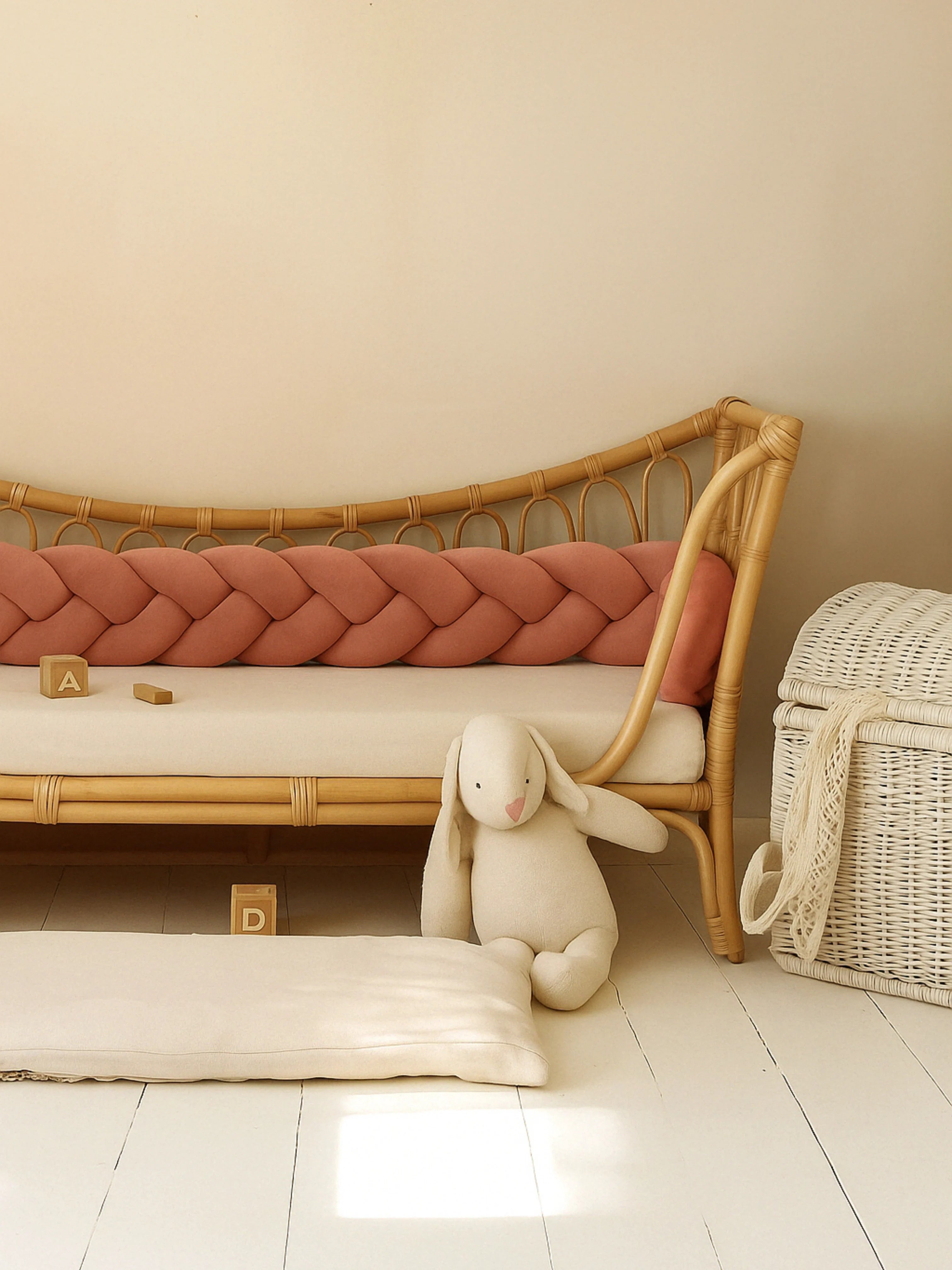 Tresse de Lit Bébé 3 Brins Oeko-Tex® (Choisissez vos couleurs !)
