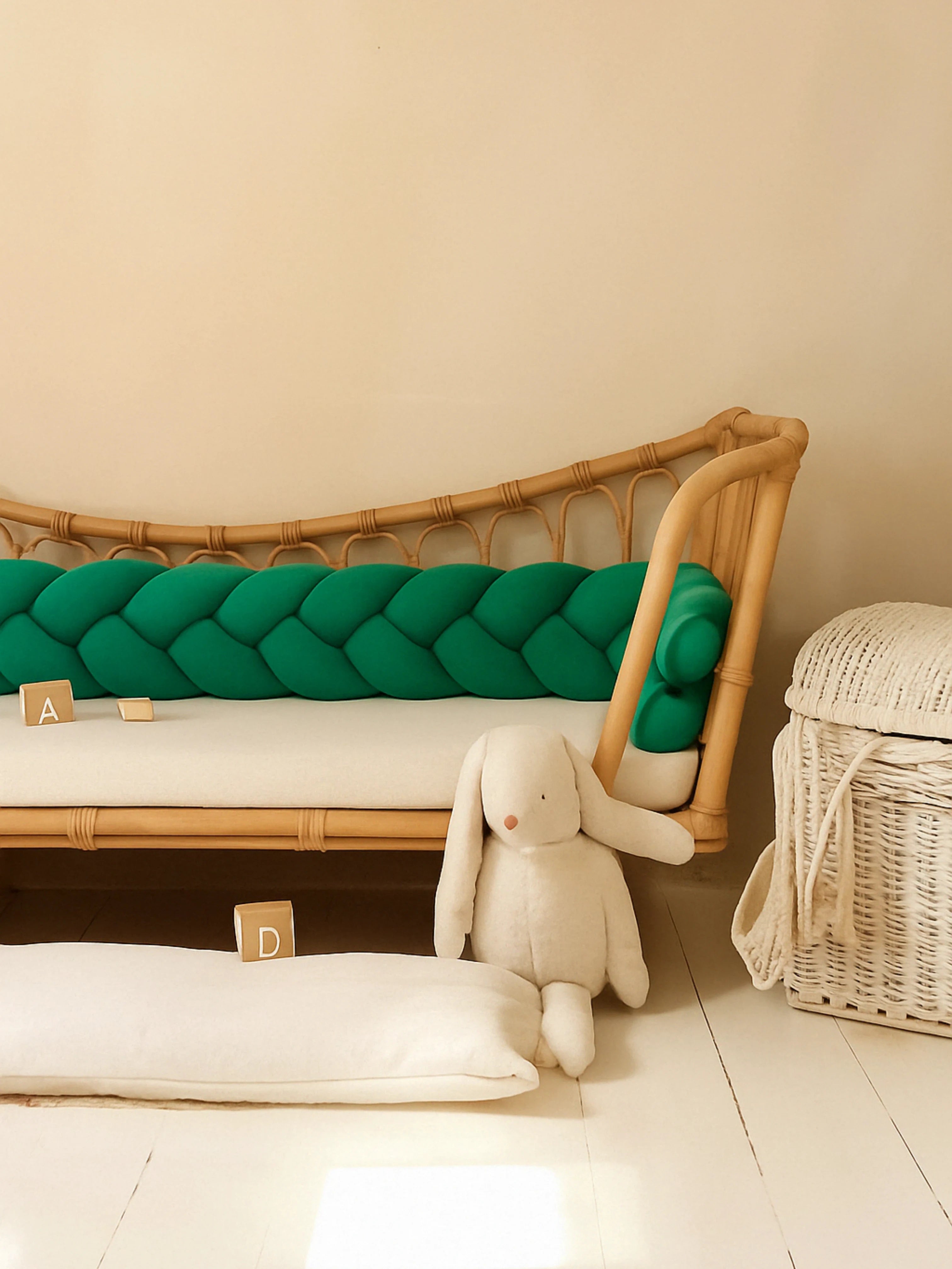 Tresse de Lit Bébé 3 Brins Oeko-Tex® (Choisissez vos couleurs !)