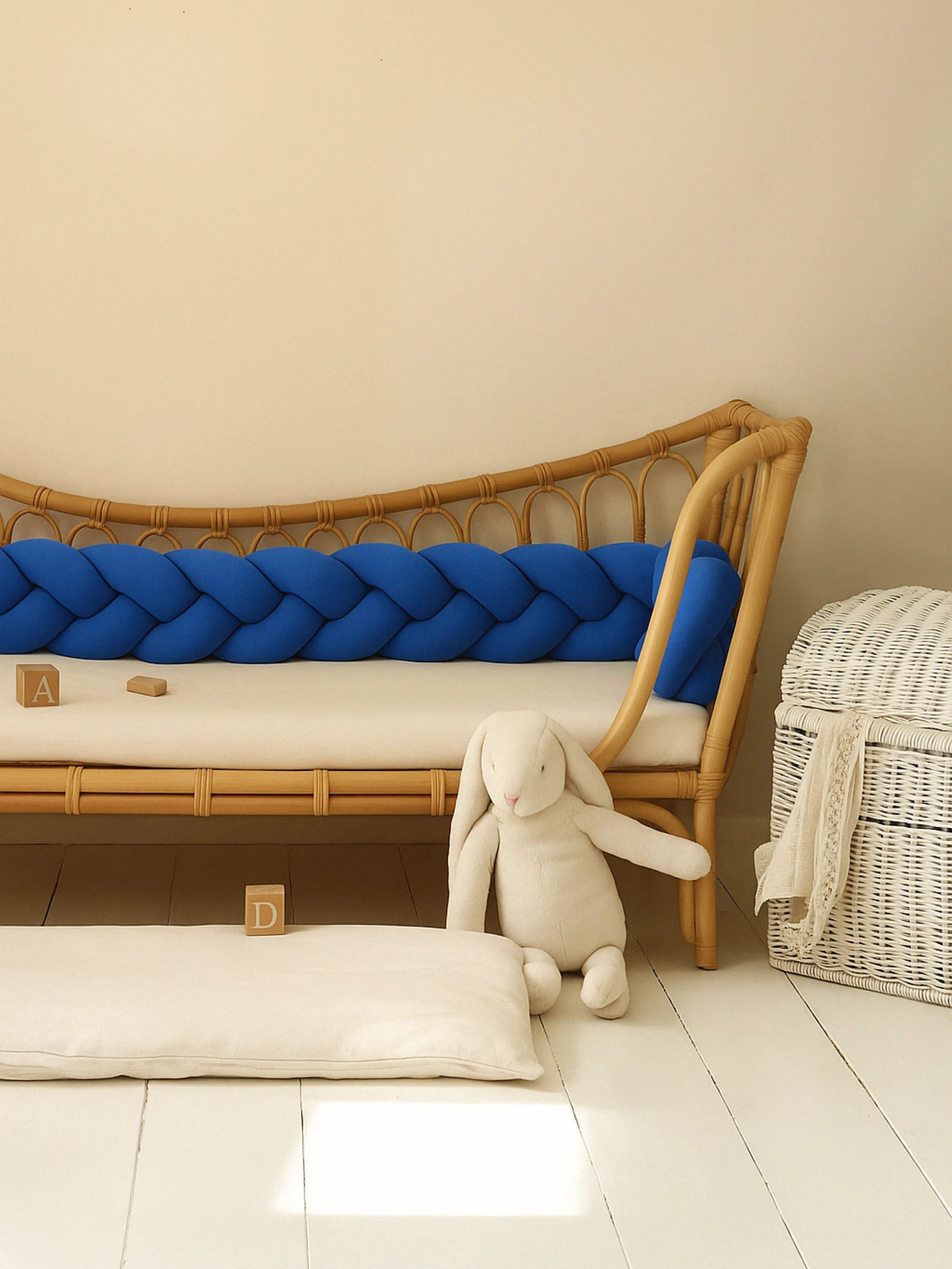 Tresse de Lit Bébé 3 Brins Oeko-Tex® (Choisissez vos couleurs !)