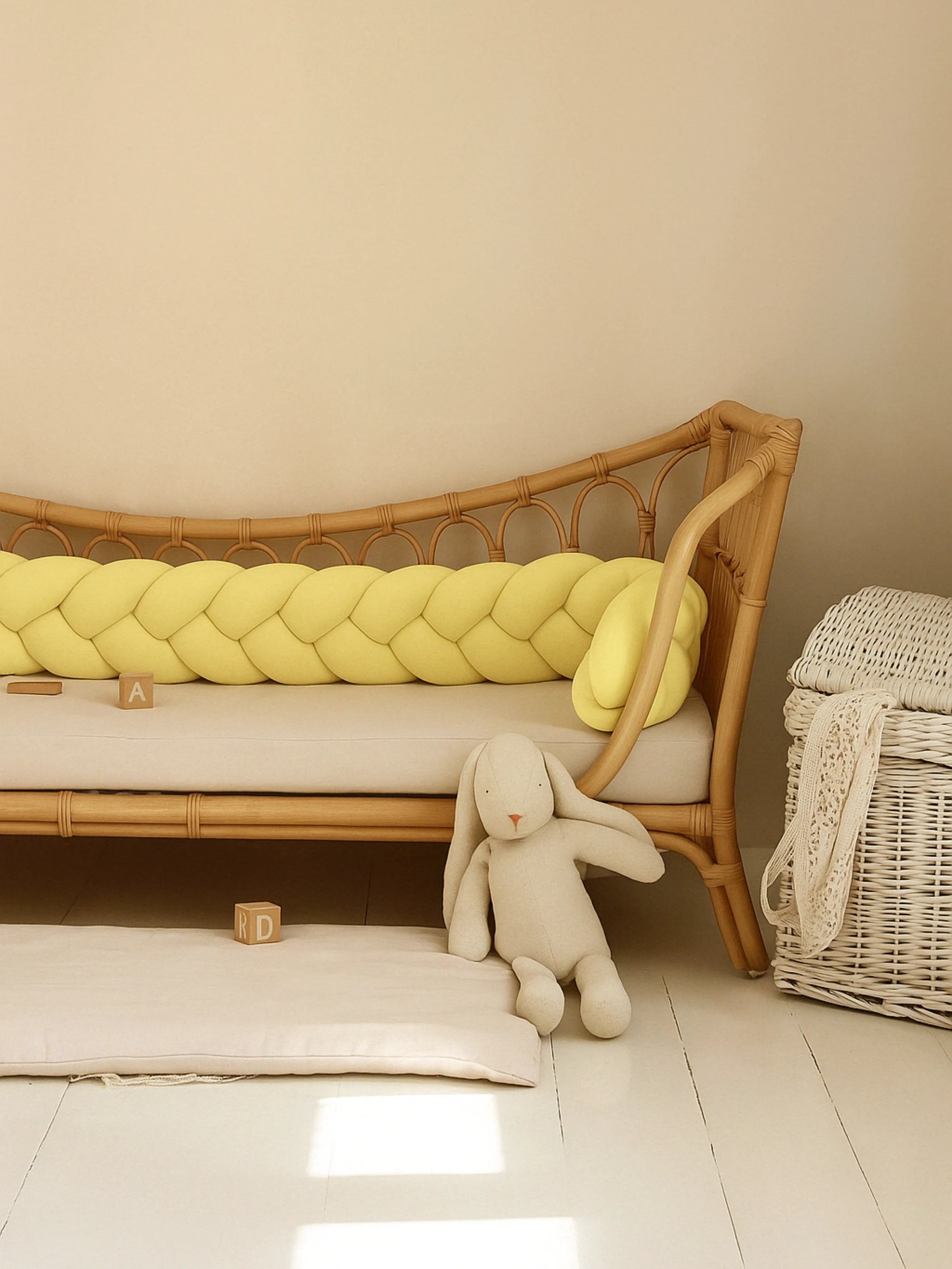 Tresse de Lit Bébé 3 Brins Oeko-Tex® (Choisissez vos couleurs !)