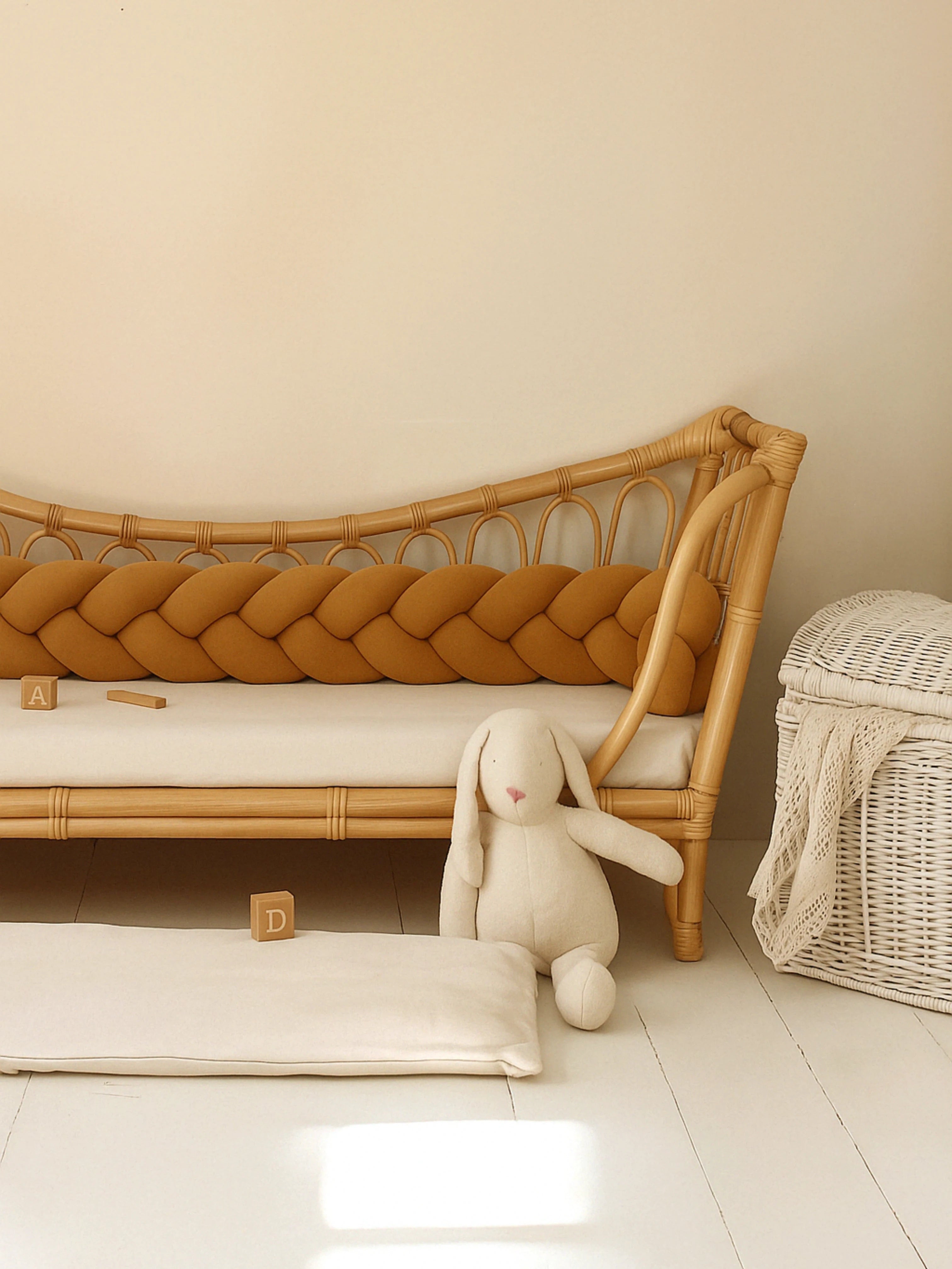 Tresse de Lit Bébé 3 Brins Oeko-Tex® (Choisissez vos couleurs !)