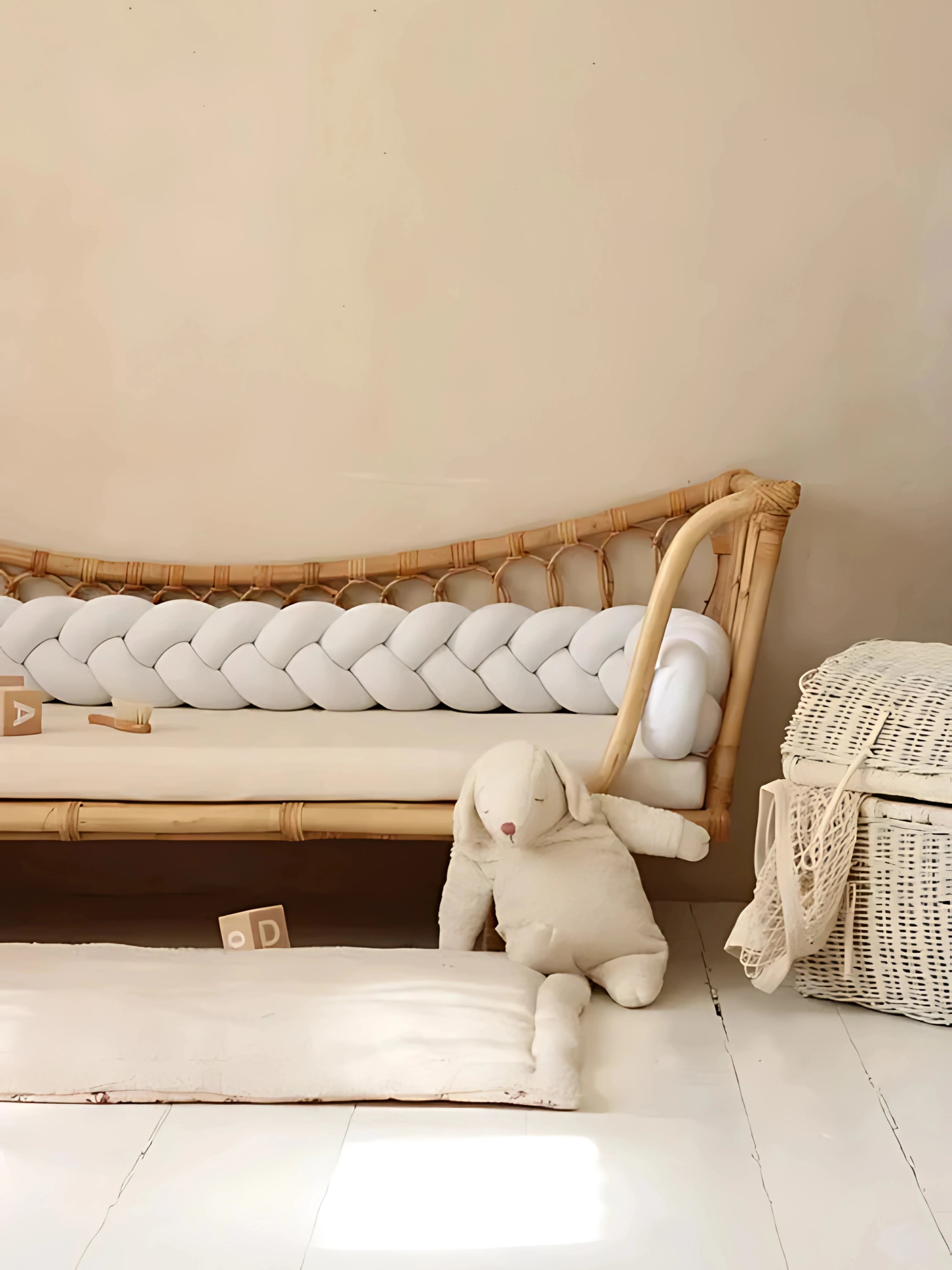 Tresse de Lit Bébé 3 Brins Oeko-Tex® (Choisissez vos couleurs !)