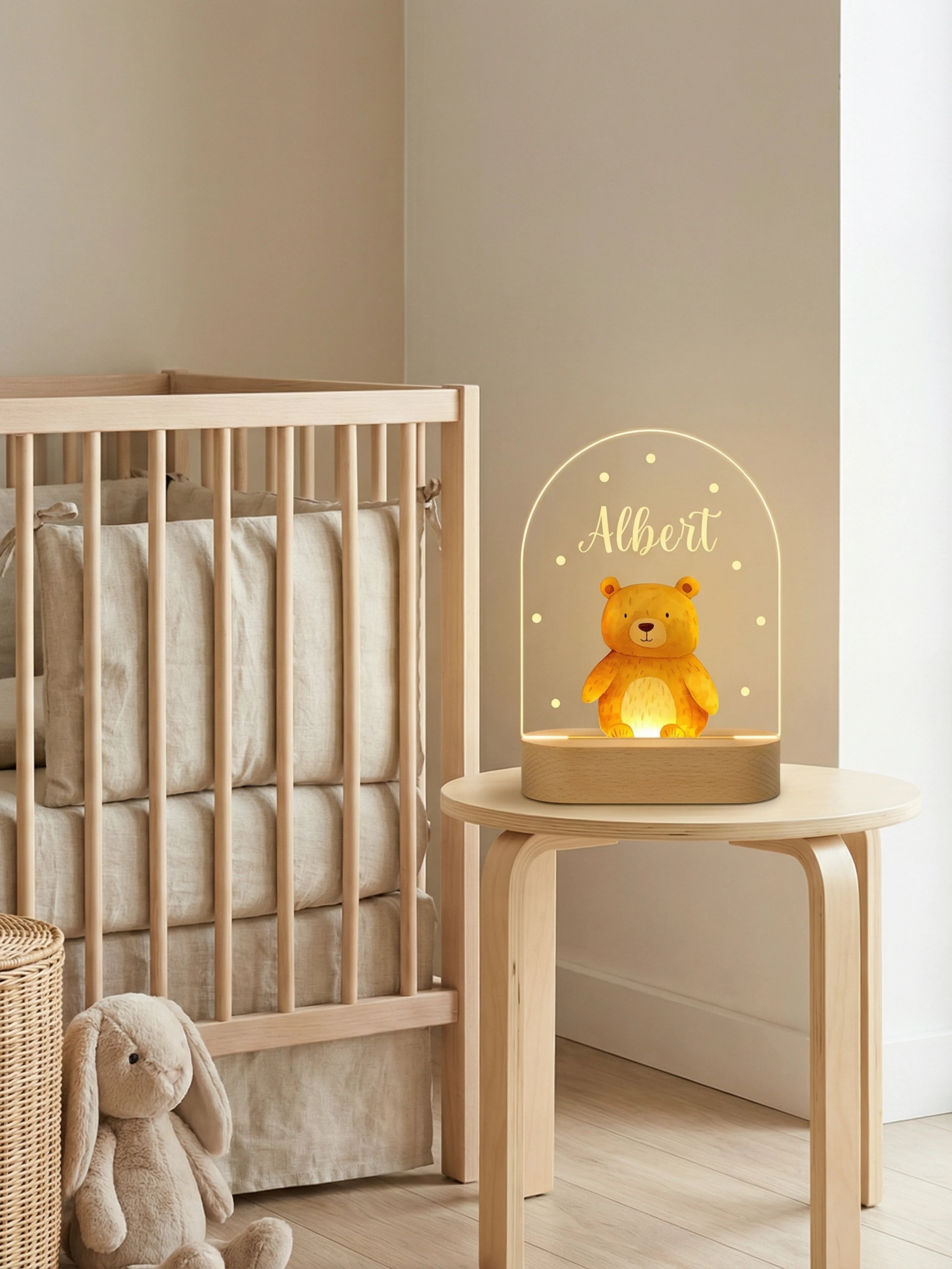 Veilleuse Prénom Lumineux | Designs Exclusifs Dessinés Main