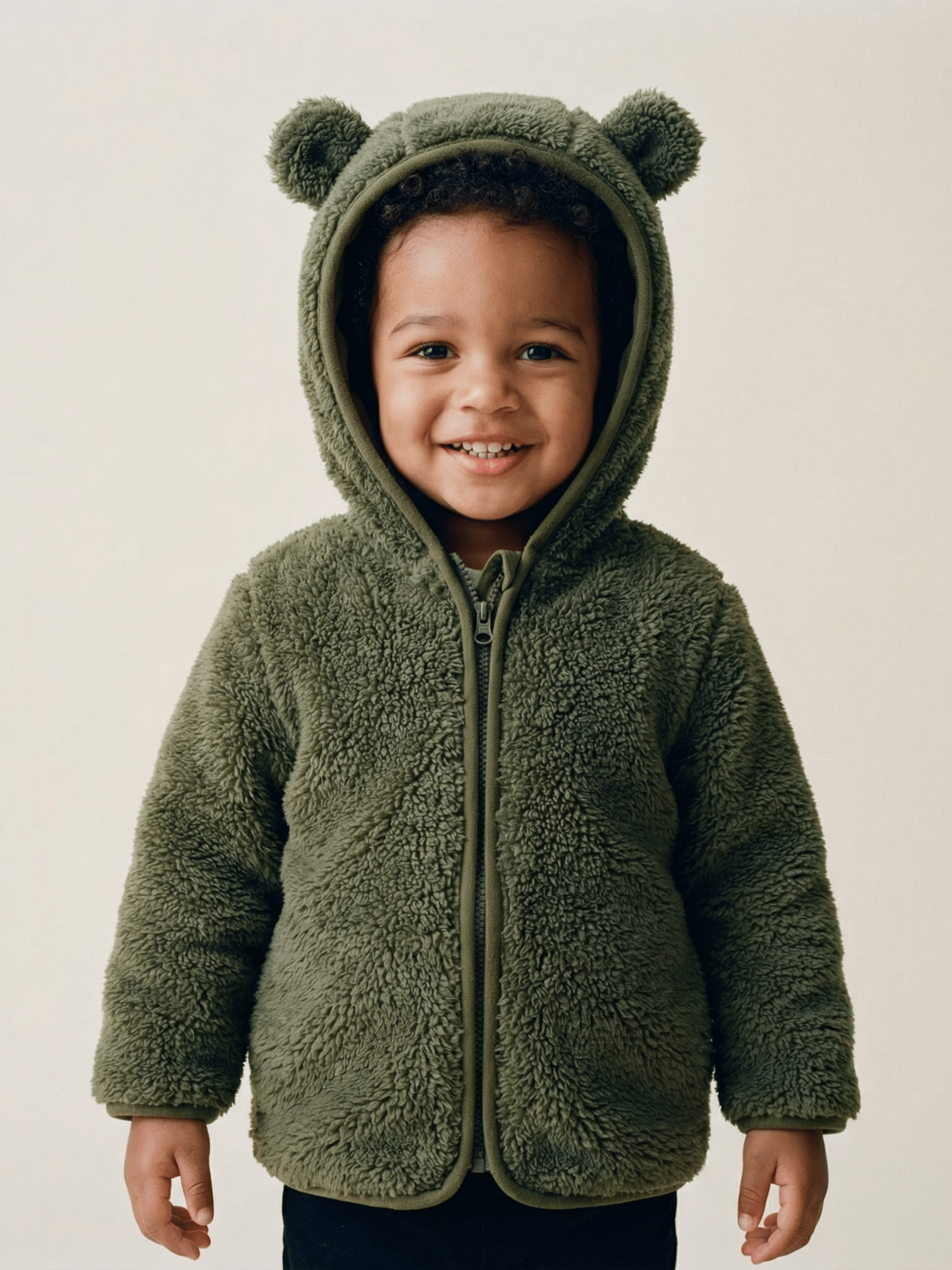 Veste ourson en sherpa douillet