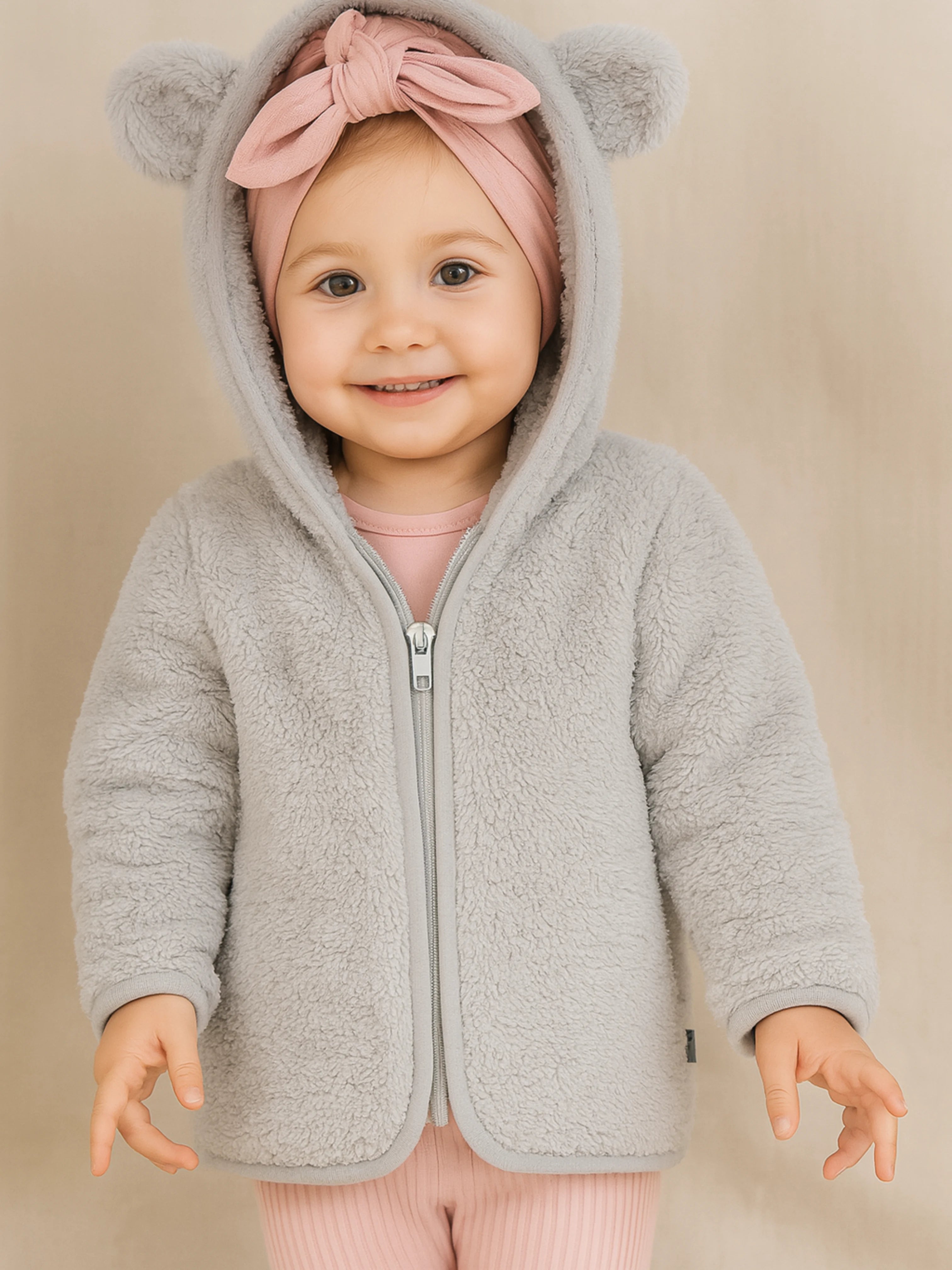Confort moelleux & look craquant | La veste ourson Oeko-Tex® que tous les bout’chous adorent Oeko-Tex®